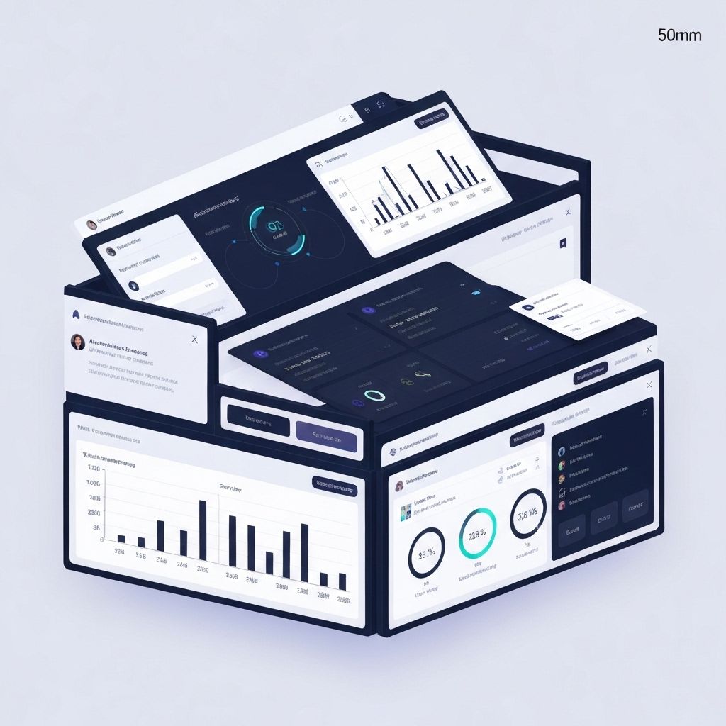AI automation dashboard showcasing analytics and intelligent workflows
