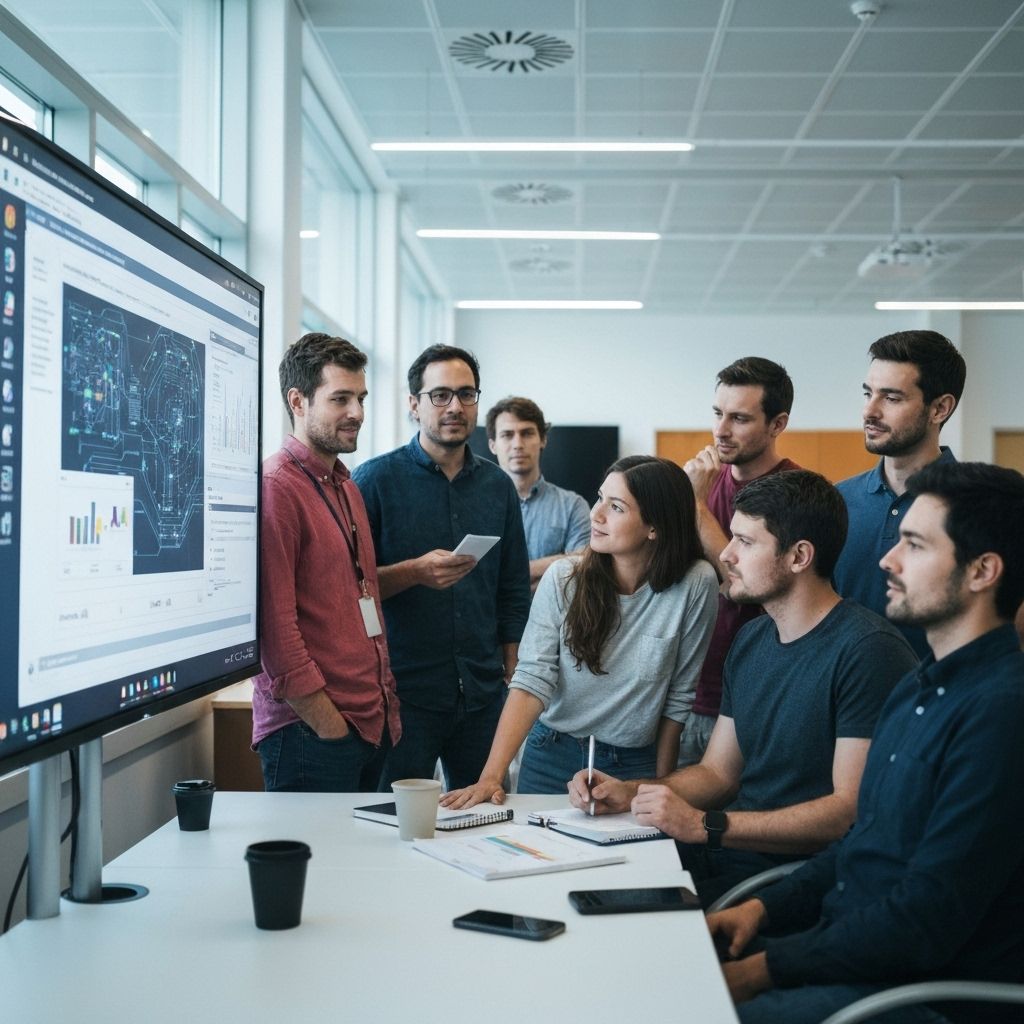 Hemplaill Solutions team working on innovative AI projects